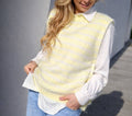 LEMON LAYERED KNIT VEST