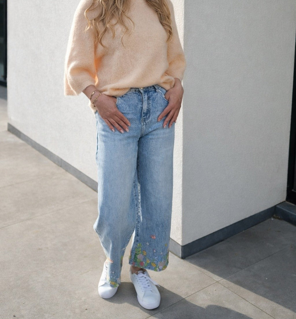 FLORAL BREEZE DENIM