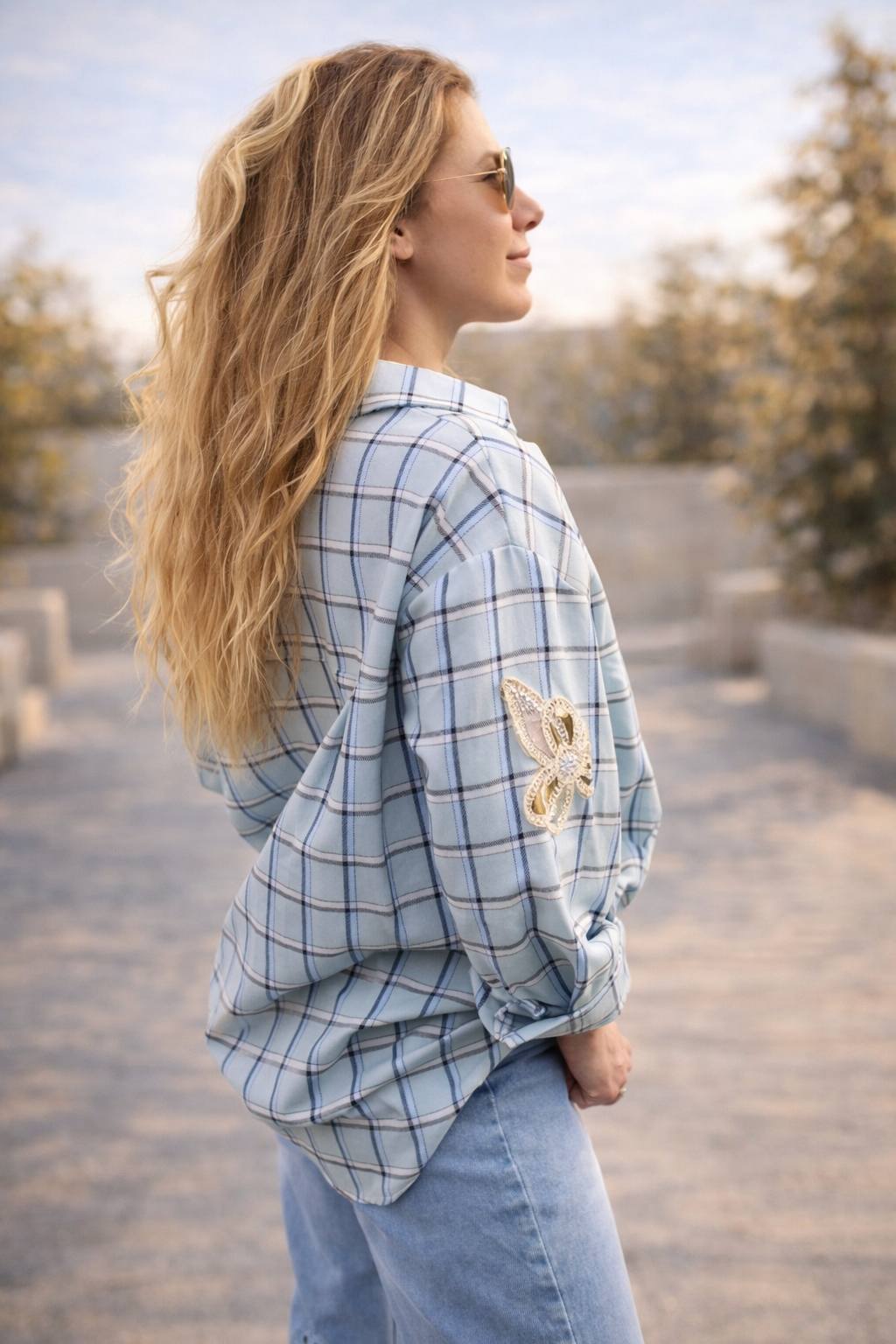 BLOUSE PAILLET