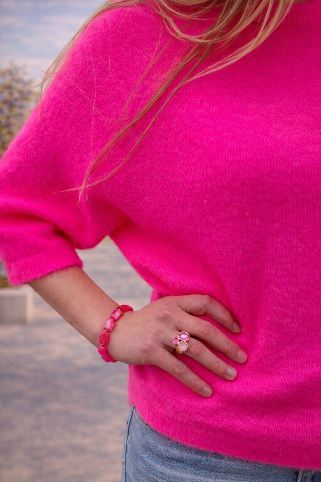 FUCHSIA KNIT